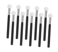 Anneome 10 Pièces Bouffée D'éponge Blender Éponge De Maquillage Pinceau Anti- Applicateur De Maquillage Éponge Brosse Aux Champignons Manche En Bois