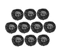 Anneome 10 Pièces Hair Net Cap For Women Soft Breathable Crochet Knit Snood For Ballet Bun And Sleeping Reusable Hair Wrap Mesh Elegant Updos And Dance