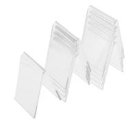 Anneome 10 pièces Lot de Présentoirs Acryliques Transparants pour Chaussures Supports Élégants et Résistants pour Magasins et Usage Domestique Rangement Polyvalent pour Exposition de