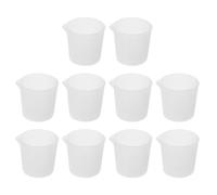 Anneome 10 pièces Lot Tasses à Mesurer Silicone Flexibles et Graduées pour Mélange Résine Époxy Cuisson Bijoux et Médicaments Réutilisables et Antiadhésives pour Projets DIY