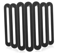 Anneome 10 pièces Plaques Plates Réglables Acier Inoxydable pour Meubles Équerres de Réparation Coulissantes pour Chaises Kit de Supports Renforcés Solides et Faciles à Installer