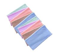 Anneome 10 pièces Serviettes Microfibres Démaquillantes Doux Lingettes Visage Réutilisables Compactes et Non Irritantes pour Soin Visage et Voyage Aléatoires Couleur Couleur Aléatoire