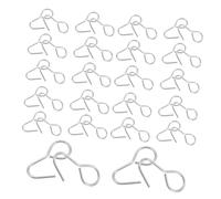 Anneome 100 pièces Crochets Métalliques pour Housse de Siège Auto Fixation Robuste pour Coussin de Siège Cintres Multifonctions pour Voiture Maison et Bureau Optimisation de Espace de