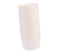 Anneome 100 Pièces Gobelet à Glace Jetable Bol Tasses De Portion Coupe Apéritif Parfait Traiter Tasses Petit Coupes Glacées Bricolage Neige Papier Blanche