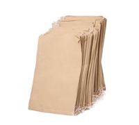 Anneome 100 pièces Kraft Paper Sewed Bags For Food Storage And Isolation Suitable For Corn Rice Sorghum