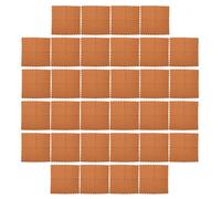 Anneome 100 Pièces Serviettes Papier Kraft à Bords Festonnés Serviettes Jetables Absorbantes pour Fêtes Restaurants et Usage Domestique