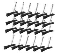 Anneome 100pièces Lot de Pinces à Cheveux à Ressort Pinces Crocodiles Métal pour Création Coiffure et Accessoires Cheveux Fait Soi-même