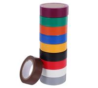 Anneome 10rouleaux Ruban Isolant Électrique Adhésif Haute Température Pour Électricien Fixation Fiable Et Électrique