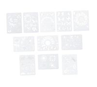 Anneome 11 Pièces Pochoirs de Peinture Réutilisables Modèles de Tournesol pour Bricolage Décoration Murale et Projets Artistiques pour Adultes