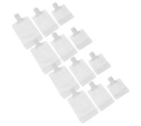 Anneome 12 pièces Pochettes de Voyage Réutilisables Squeeze Pouch de Maquillage et Lotion Contenants Portables pour Produits de Beauté