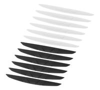 Anneome 12 Pièces Protecteurs Pare-Chocs Silicone Bandes Anti-Rayures et Antichocs pour Portes Arrières Protection Adhésive pour SUV Camionnettes et Berlines