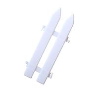 Anneome 12pièces Clôture Arbre De Noël Blanche Clôture De Jardin De Fées à Piquets Décoration pour Sapin De Noël Bordure Flexible pour