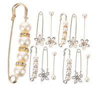 Anneome 12pièces Lot De Épingles De Sûreté Pour Vêtements Broche Délicate Style Mixte Fixe Pour Châle Pull Robe