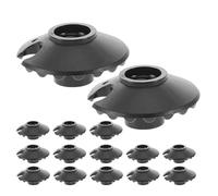 Anneome 15 Pièces Accessoires Bâtons de Randonnée Paniers Anti-Boue et Neige Pointe Protectrice Canne Résistante Antidérapante pour Trekking Plein Air