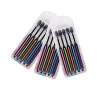 Anneome 15 Pièces Brosse à Dents Ensemble pour Nettoyage Buccal Approfondi avec Conception Ergonomique et Utilisation Facile Maison ou Voyage