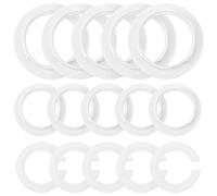 Anneome 15 pièces Kit de Anneaux de Fixation pour Abat-jour Lampes Adaptateurs Réducteurs Installation Rapide sans Outils pour Lampes de Bureau et Lampadaires