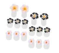 Anneome 16 Pièces Flower Toe Separators Silicone pour Manucure et Pédicure Séparateurs Ongles Réutilisables pour Alignement des Orteils Confort et Correction des Oignons