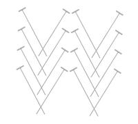 Anneome 16 pièces Porte Entrée pour Pigeons Fer Barres T Sens Unique pour Cage à Oiseaux Piège pour Volière Accessoires pour Entraînement et Course de Pigeons