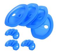 Anneome 16 Pièces Silicone Car Door Lock Latch Covers Anti-collision Silent Protection Pads For Automotive Door Latch Noise Reduction And Vibration Absorption