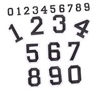 Anneome 2 Ensembles Autocollants De Numéros De Casque De Football Autocollants De Numéros De Maillot De Sport Diy Tissu Pour Vêtements Et Décoration