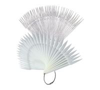 Anneome 2 ensembles Cartes de Couleur pour Ongles Outils de Pratique Transparent pour Art des Ongles Naturelles et Transparentes pour Salons et Écoles de Manucure