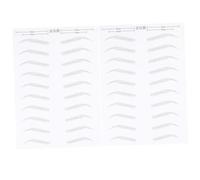 Anneome 2 Feuilles Patch Sourcils Simulation Cheveux Étanche Autocollants pour Maquillage Sourcils Femme pour Modeler et Rehausser Naturellement