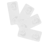 Anneome 2 Paires Bloc de connexion carte de trou connecteurs muraux attaches de panneaux perfacturés accessoires pour panneaux perforés blanche
