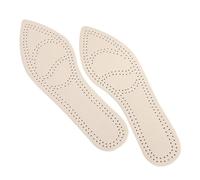 Anneome 2 paires Semelles Intérieures Cuir de Vache Anti-transpiration pour Talons Fins Confortables et Antidérapantes Lot pour Chaussures Femme