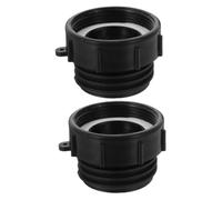 Anneome 2 pièces Adaptateur de Vanne Cuve IBC Filets Fins vers Gros Filets Connecteur Tuyau Réservoir pour Jardin Raccord Rapide Polyvalent