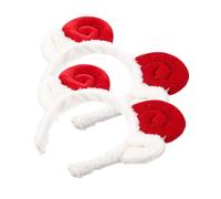 Anneome 2 Pièces Bandeau de Corne de Mouton Rouge Adorable pour Halloween Accessoire de Cheveux et Confortable Décoration de Fête Cartoon Bandeau Respirant pour Costume et Soirée