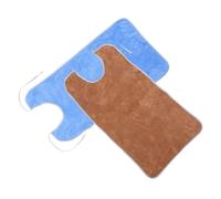 Anneome 2 Pièces Bavoir Adulte Réutilisable Protection Vêtements pour Seniors Bavoirs Étanches Polyester Accessoires de Repas pour Aînés et Personnes à Mobilité Réduite