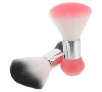 Anneome 2 Pièces Brosse de Plumeau de Cou Barbershop Brosse Douce et Ergonomique pour Nettoyage Cheveux Cassés Outil pour Salon et Coiffeurs