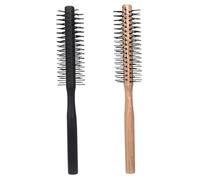 Anneome 2 pièces Brosse Ronde pour Cheveux Bouclés Lot de Brosse Soufflante Nylon Résistante pour Coiffage et Séchage à Domicile