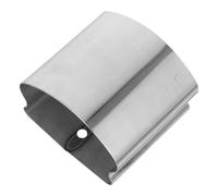 Anneome 2 Pièces Capuchons de Poteaux de Garde-corps en Pvc Argenté, Embouts de Main Courante Faciles à Installer Joint Anti-poussière, Accessoires pour Rambarde de Terrasse et Rénovation