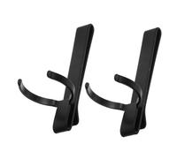 Anneome 2 pièces Clip Métal pour Lampe Torche Réglable Support Ceinture Polyvalent pour Lampe de Poche Accessoire Robuste pour Usage Extérieur et Professionnel Lot