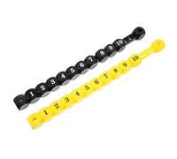 Anneome 2 pièces Compteur de Score pour Football de Table Marqueurs Portables Plastique Durable pour Jeux de Football de Table Accessoires et Compacts pour Remplacement