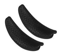 Anneome 2 pièces Coussin Repose Cou Caoutchouc pour Bac à Shampooing Appui Tête Ergonomique Croissant Antidérapant pour Salon de Coiffure et Spa Noir