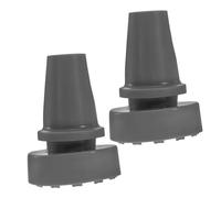 Anneome 2 Pièces Embouts Caoutchouc pour Bâtons de Randonnée Protège-pointe Antidérapant Accessoires Alpenstock Gris Adaptés Aux Bâtons Trekking et Cannes de Marche