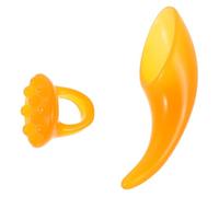 Anneome 2 Pièces Facial Massager Set Portable Horn Shaped Gua Sha Tools For Face And Neck Sculpting Ergonomic Design Gentle Skin Care Massage