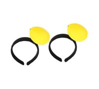 Anneome 2 Pièces Fruit Headband Set Plush Hair Hoop For Party Funny Costume Accessory With Realistic Design And Playful Hairpiece For Birthdays And Weddings