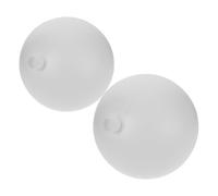 Anneome 2 Pièces Globe Lamp Shade Socket Plastic Round Lampshade Soft Glow For Home Wedding Party Decor
