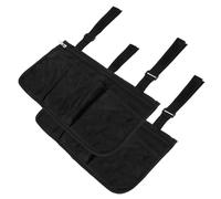 Anneome 2 Pièces Latéral pour Oxford Poche de Rangement Accoudoir Suspendu pour Fauteuil et Poussette Étanche et Pratique