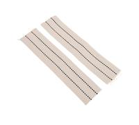 Anneome 2 Pièces Lot de 2 Mèches Plates en Coton Tressé pour Lampe à Pétrole 5 Cm X 22 Cm, Rechange pour Lanternes de Camping et Lampes à Huile, Combustion Stable et Faible Fumée,