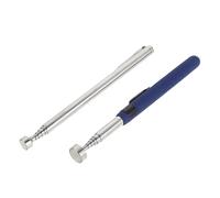 Anneome 2 Pièces Lot de 2 Pinces de Préhension Magnétiques Télescopiques avec Clip de Poche, Aimant Puissant 8 Lb, Longueur Ajustable 155-730 Mm et 163-585 Mm, Outil Magnétique Portable