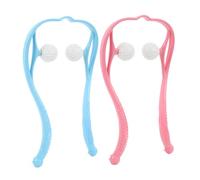 Anneome 2 pièces Manual Cervical Massagers Neck Trigger Point Therapy Tool For Neck Back Shoulder Waist And Legs Relaxation And