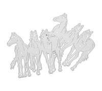 Anneome 2 Pièces Matrice De Découpe Bricolage Dies De Coupe De Vacances Dies Scrapbooking Matrices De Découpe En Métal Silver