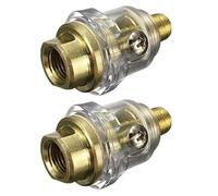 Anneome 2 pièces Mini Lubrificateur Pneumatique pour Outils à Air Injecteur Huile Lubrifiante Ligne Accessoire Compresseur et Facile à Installer Lot