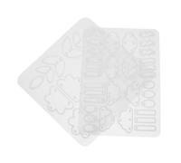 Anneome 2 Pièces Moules Silicone Pendentifs et pour Résine Époxy Moules Boucles Doreilles et Colliers Diy Faciles à Démouler pour Bijoux Faits Main