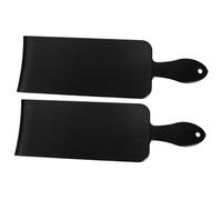 Anneome 2 Pièces Outil Coiffure Professionnel Planche Large pour Teinture et Balayage Cheveux avec Masque pour Frange Plastique Ergonomique pour Salon et Usage Maison Noir