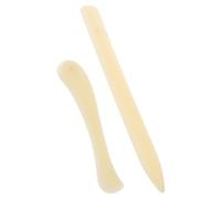 Anneome 2 pièces Outil Plioir Os Plastique Pliage Ergonomique Antidérapant pour Scrapbooking Reliure Fabrication de Cartes et Origami et Portable